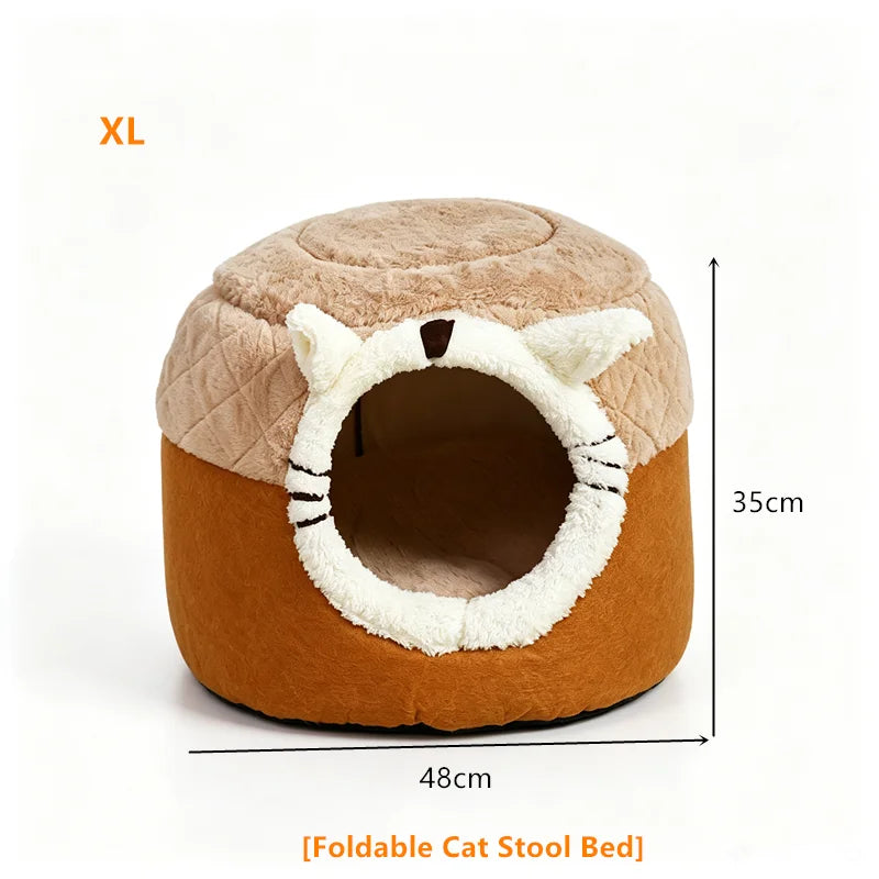 Dog Bed for Sleeping, Four‑Season Universal Pet Mat with Removable Washable Cover, Bite‑Resistant Cat Bed Cushion, Self‑Play Int