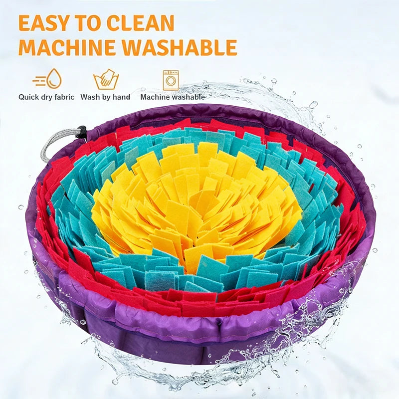 Washable Pet Snuffle Mat - Indoor Nose Work for Dogs & Cats – photo 4