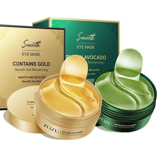 Avocado & Gold Anti-Wrinkle Eye Patches | Hydrating Skin Care