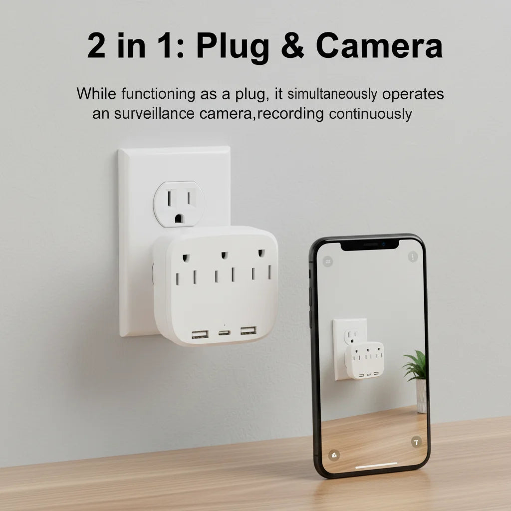 Mini 1080P WiFi Indoor Security Camera - Remote Monitoring
