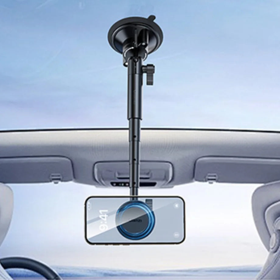 Original Ulanzi ZJ06 Phone Holder Suction Cup Telescopic Bracket Magnetic Fixation Vehicle Mounted Photography Stand Magsafe