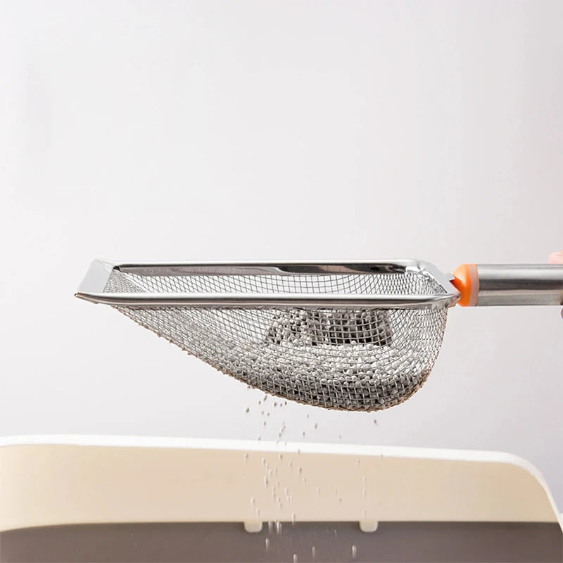 Fine Mesh Non-Stick Litter Scoop - Stainless Steel Sifter – photo 4