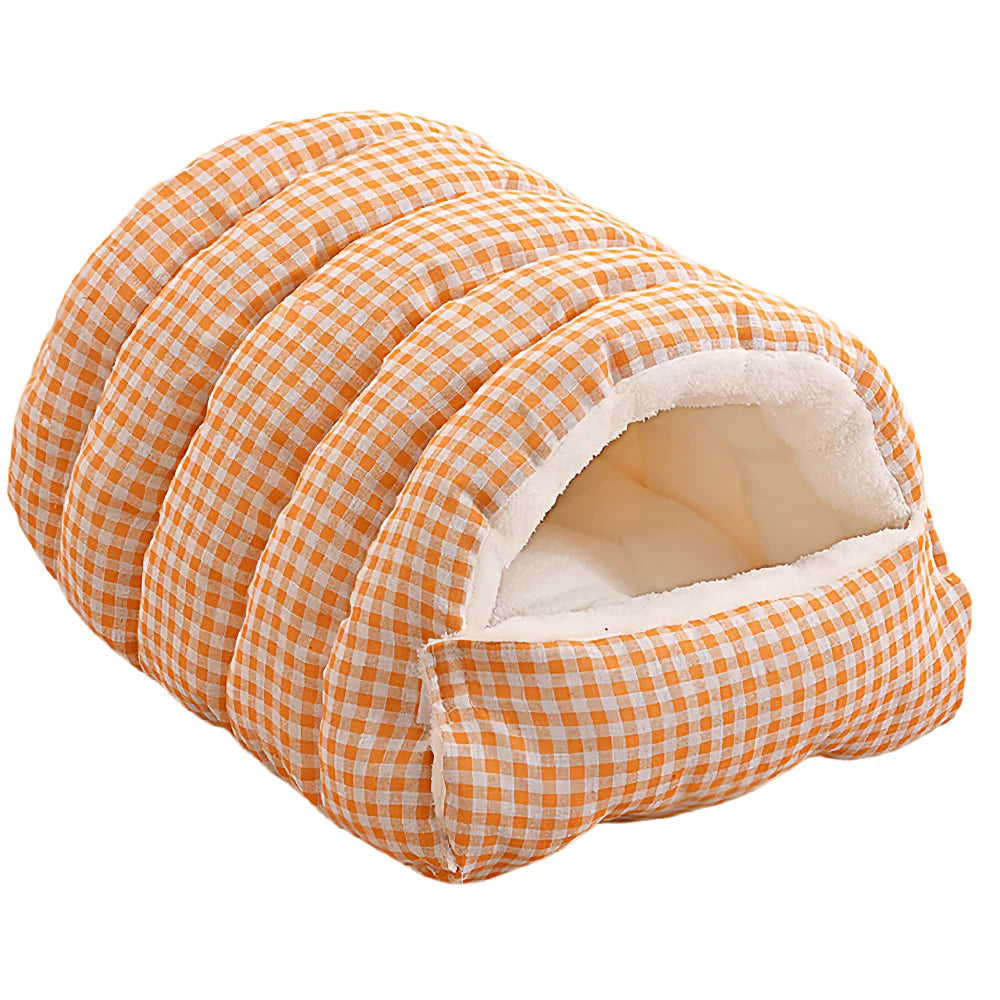 Detachable Enclosed Cat House - Washable Winter Pet Sleeping Bag Bed - photo 7