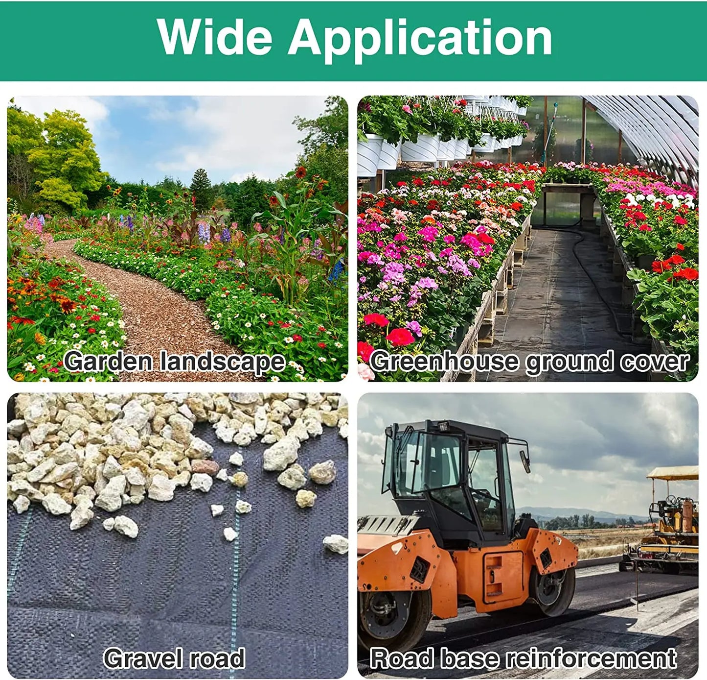 Heavy Duty Weed Barrier Fabric for Effective Weed Control
