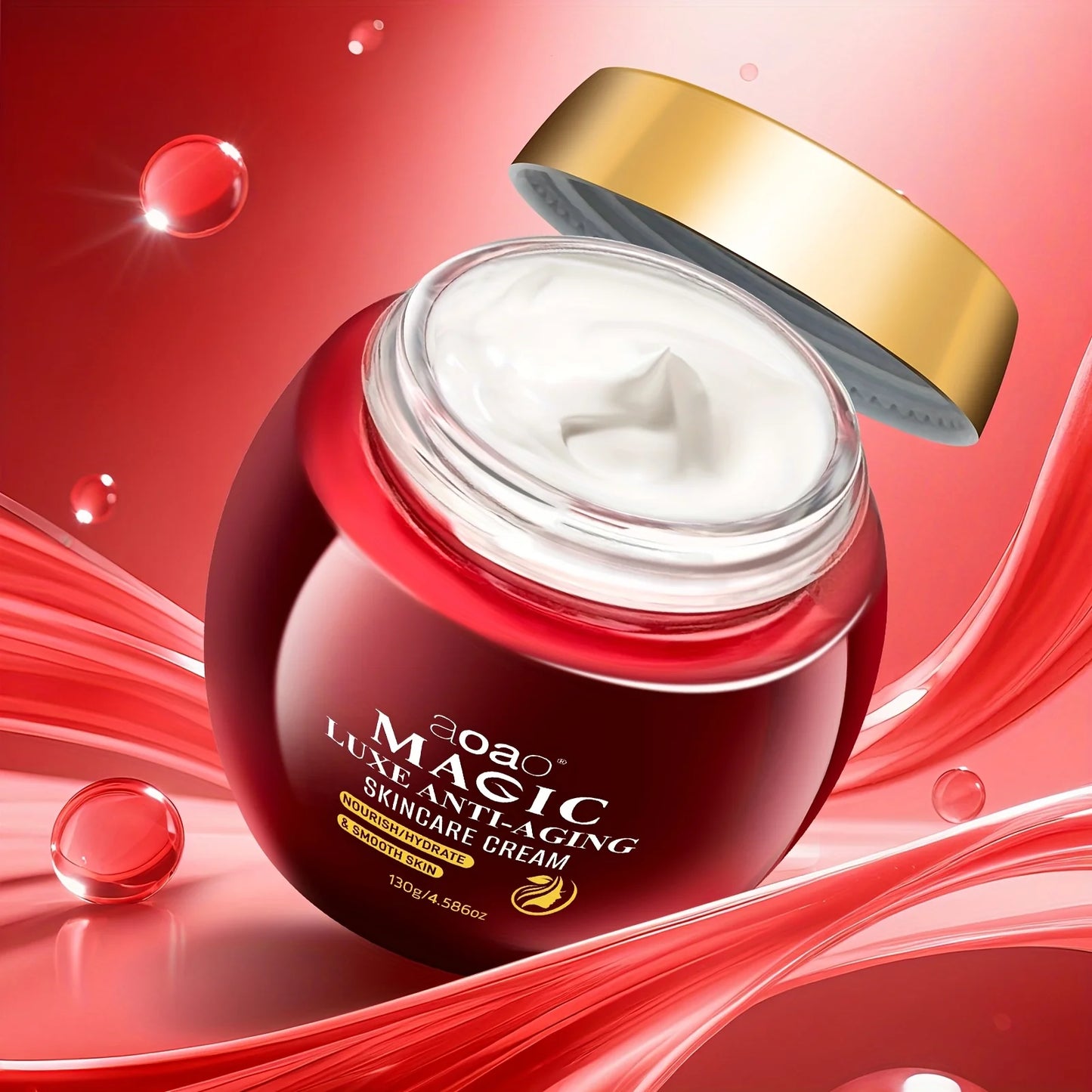 Luxury Anti-Wrinkle Cream with Vitamin E Glycerin Collagen & Hyaluronic Acid Hydrated Smooth Radiant Skin Anti-Aging Youthful Look