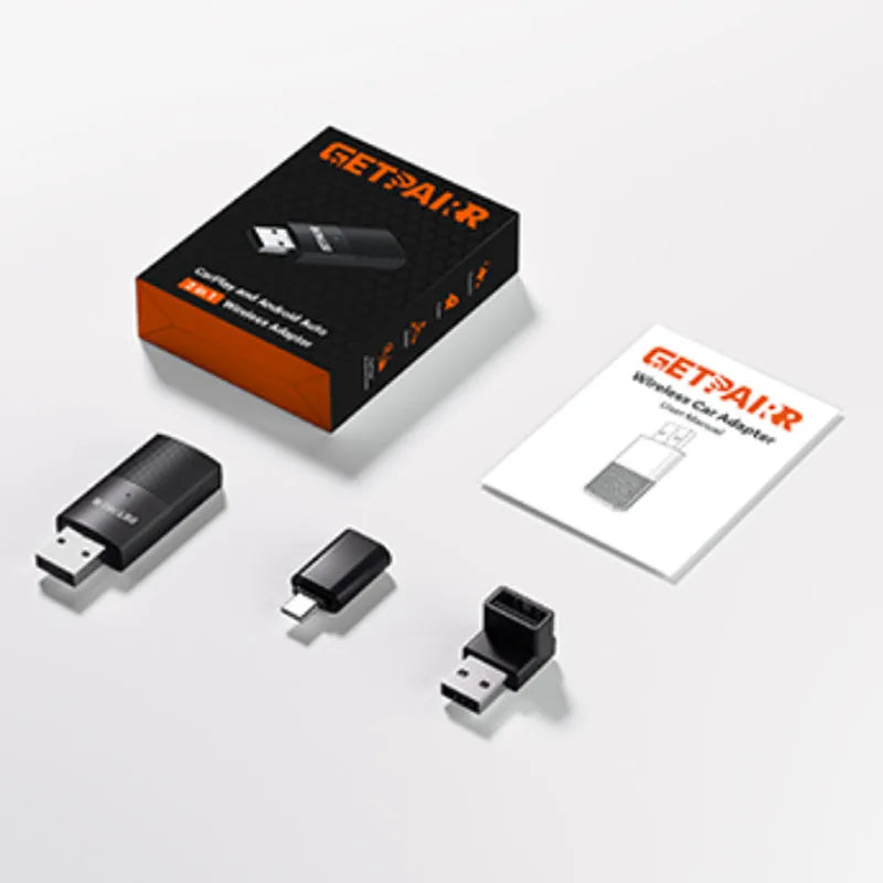 Wireless CarPlay & Android Auto Adapter, Compatible with Mercedes-Benz, Chevrolet, Ford & Honda
