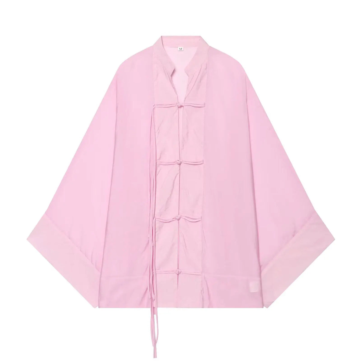Women's Sheer Button-Up Shirt - Loose Long Sleeve Casual Blouse - photo 13