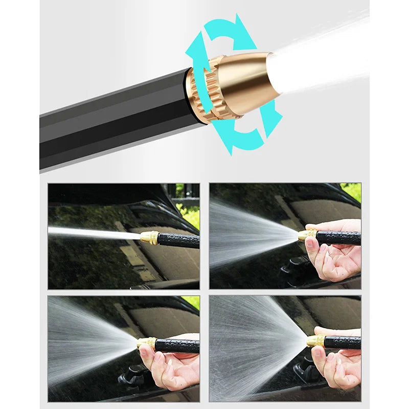 High Pressure Water Gun for Car Washing Garden Watering Hose Nozzle Sprinkler Foam Jug Water Faucet Joint Quick Connector