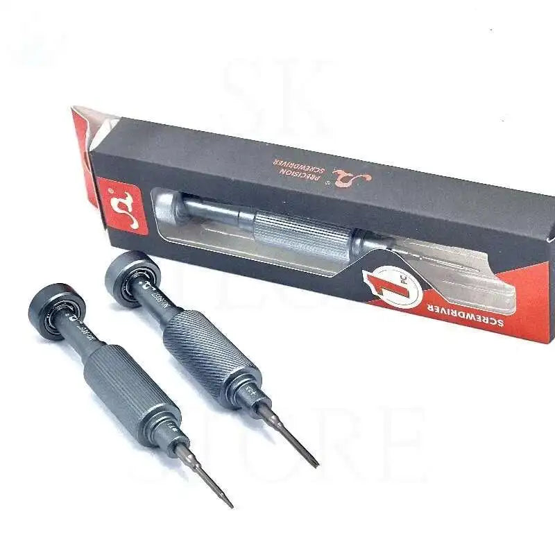 S2 Alloy Steel Cannon Precision Screwdriver Set 360° Rotating Tail Cap Magnetic Repair Tool Kit for iPhone Samsung Huawei Tablet