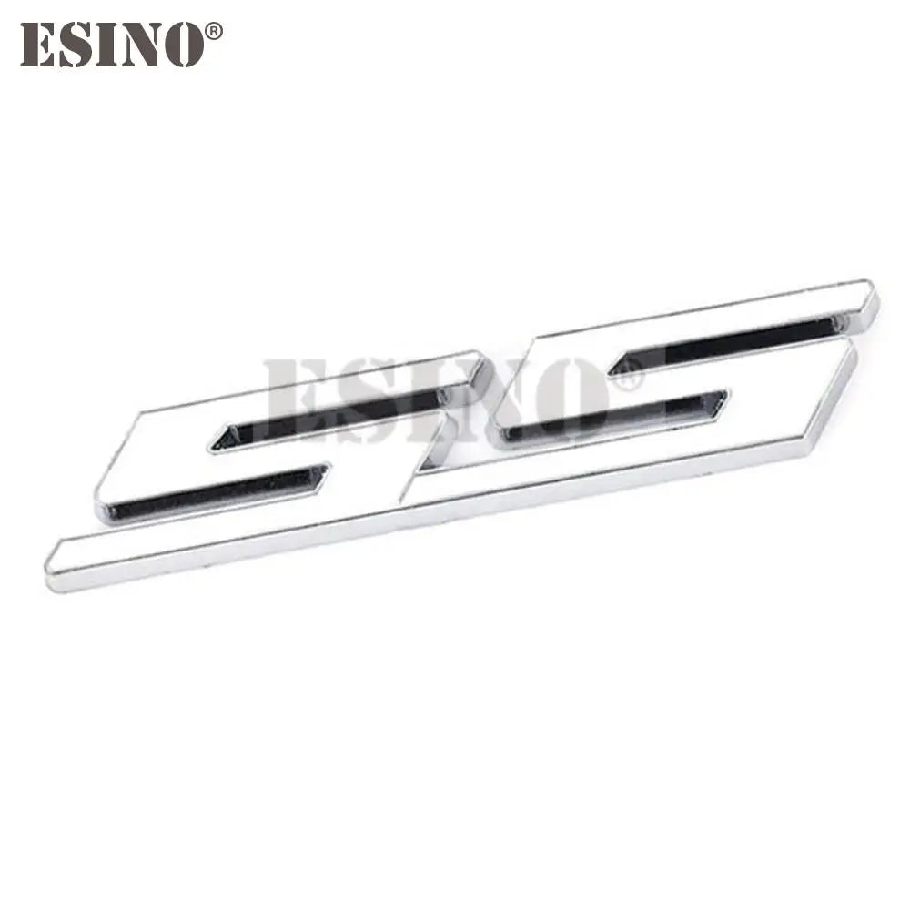 New Car Styling 3D Metal Chrome Zinc Alloy Emblem Car Body SS Front Grill Badge Sticker Decal for Chevrolet SS Camaro SS