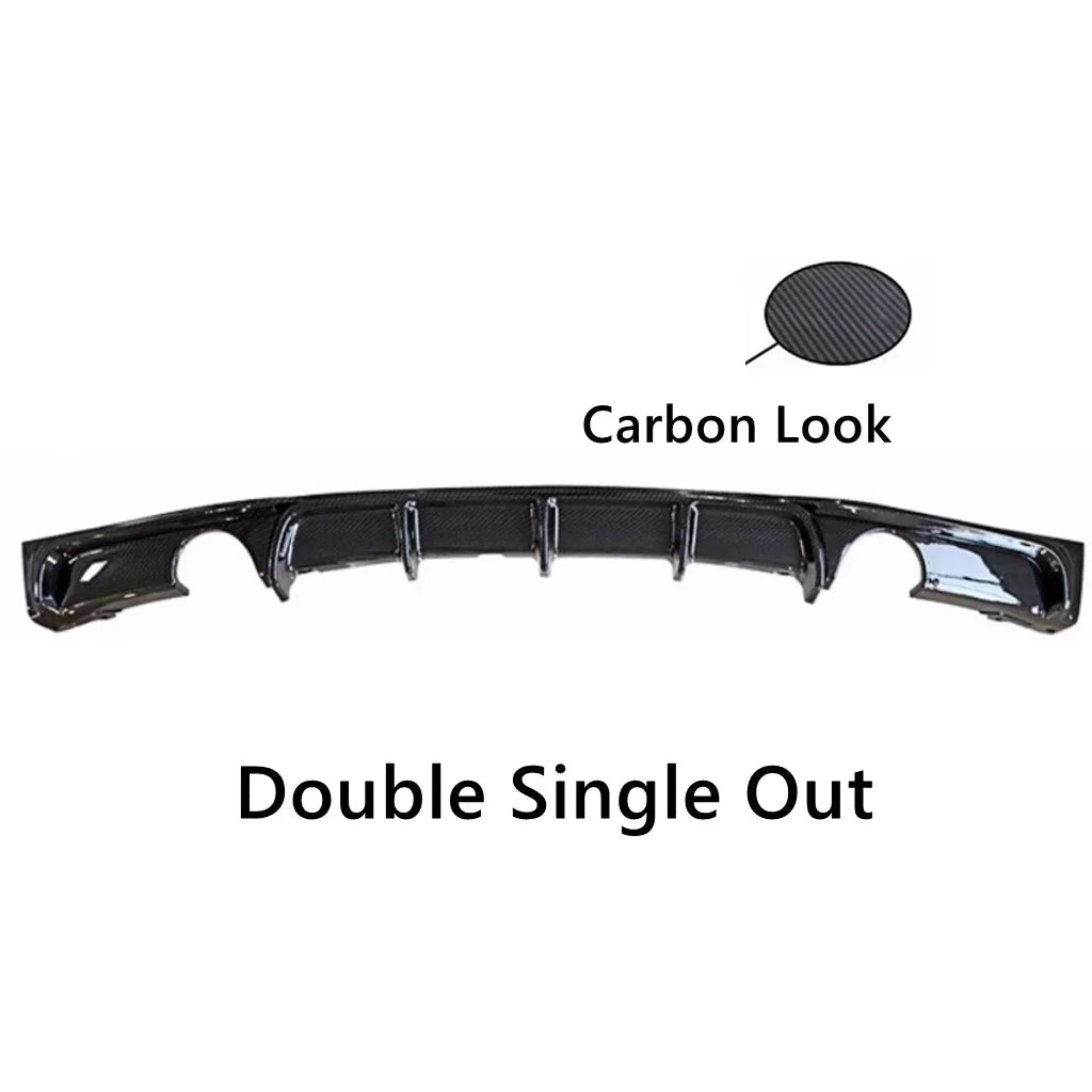 For BMW 3 Series F30 F35 2026-2026 Car Rear Bumper Lip Diffuser Refit MP Style Accessories Spoiler Exterior Parts Body Kits