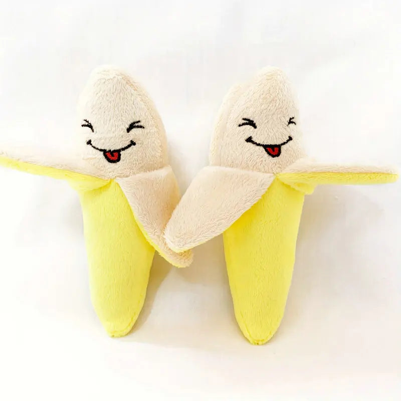 10-Pack Plush Puppy Teething Toys - Squeaky Fruit & Veg – photo 6