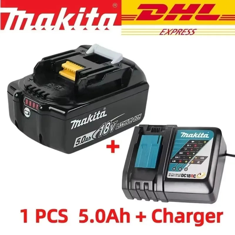 100% original Makita 18V battery 6AH BL1840BL1830b BL1850b BL1850BL1860BL1815 Replace lithium battery.