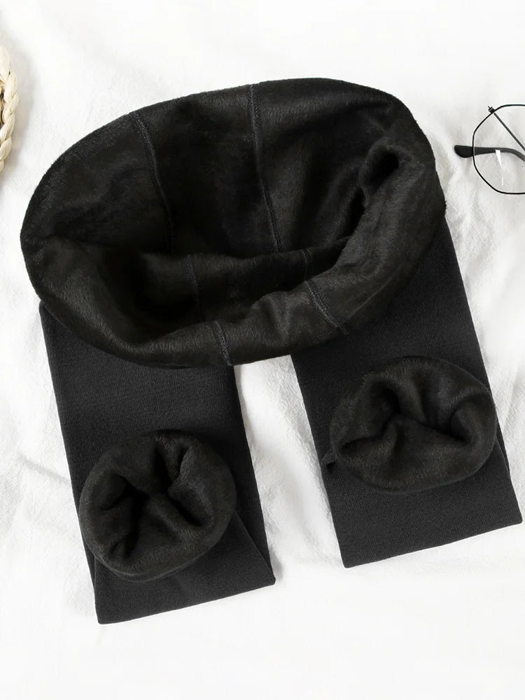Women's Fleece-Lined High Waist Winter Leggings