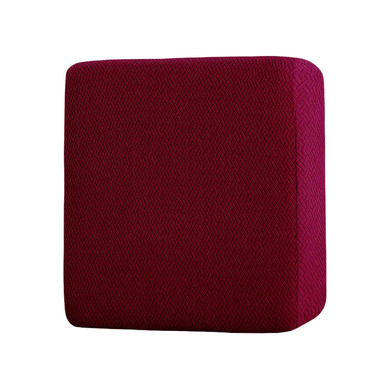 Jacquard Sofa Cushion Cover Protector Solid Color Stretch Removable Sofa Seat Slipcover for Bedroom Office Living Room Home
