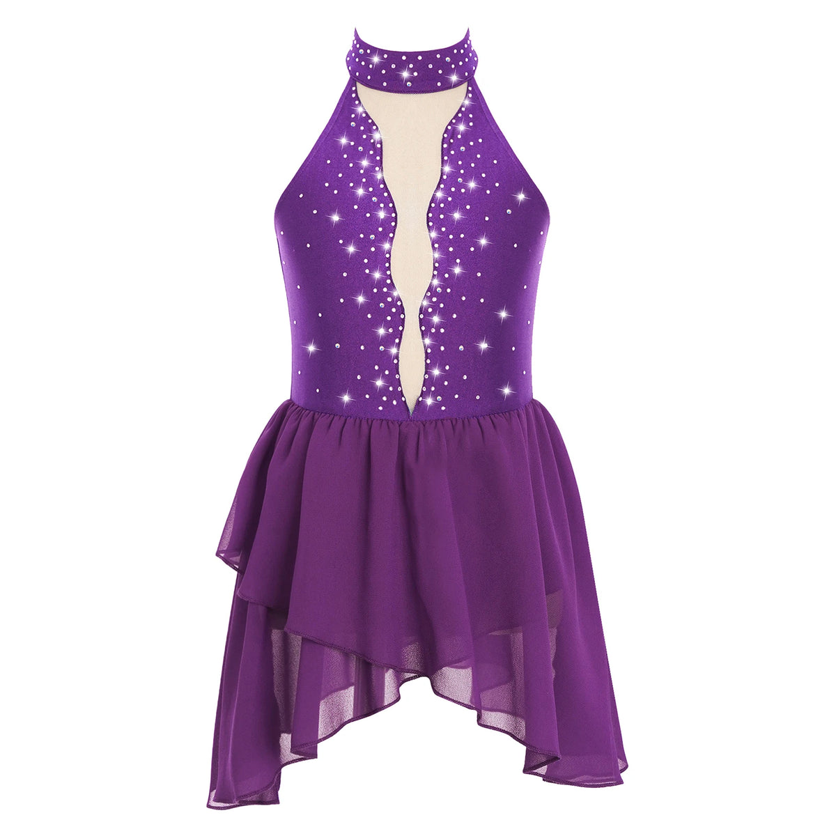 Girls sparkling sequin ballet dance dress