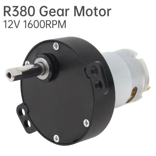 R380 Gear Motor 1600RPM 12V High Torque DC Motors Replaceable for Mini Washing Machine / Clothes Dryer / Home Appliances