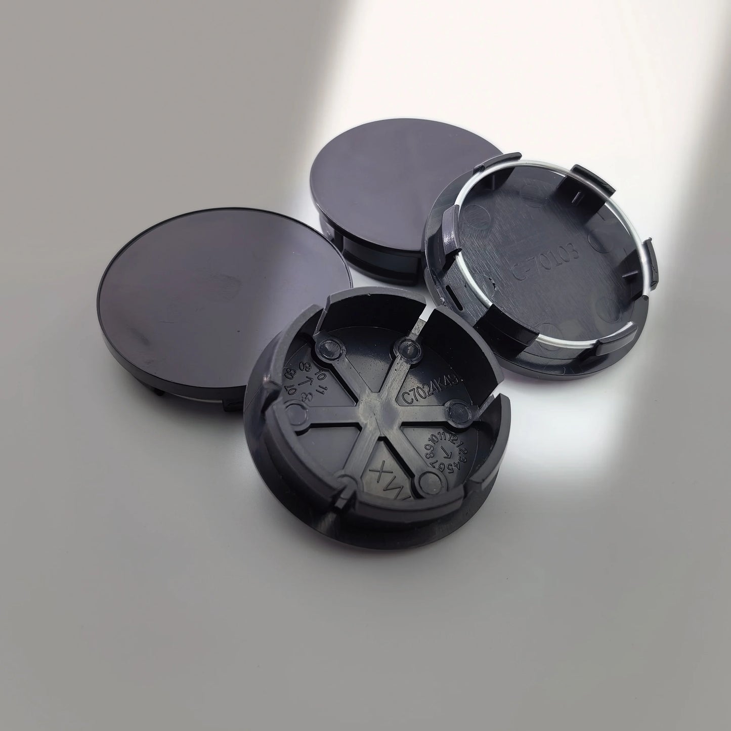 4Pcs 48.5mm 49mm 50mm 56mm 60mm 65mm 68mm Universal ABS Wheel Center Cap Wheels Tyre Car Wheel Center Cap Set Vehicles Cover