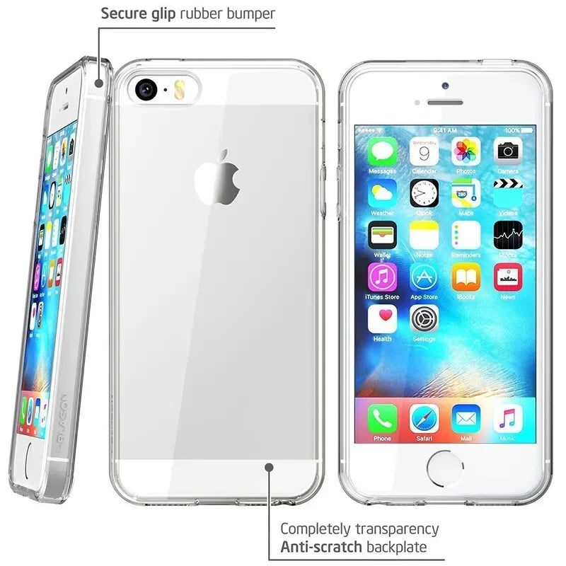 Case For iPhone SE 2026 2026 7 8 6 6S Plus 5S 5 SE TPU Silicone Clear Transparent Soft Case for APPLE iPhone 7 8 Plus Back Cover