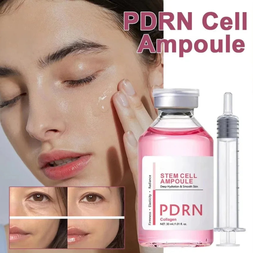 Stem Cell Ampoule Essence, PDRN Ampoule Deep Repair Renew Skin Brighten Tone Strengthen Barrier Firming Facial Essence