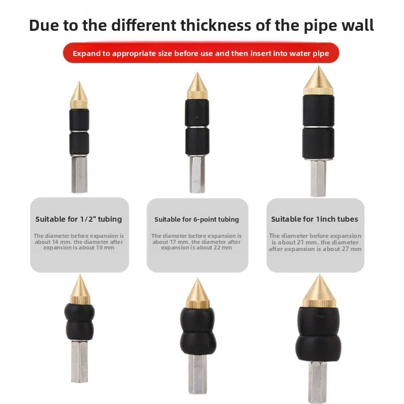PPR Pipe Stopping Needle Hot Melt Pipe Breakers Welding Water Pipe Plugging Portable Quick Repair Tools for 20/25/32 Water Pipes
