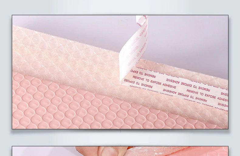 Pearlescent Bubble Mailers Padded Envelopes, Self-Adhesive Waterproof Shipping Bags with Foam Lining for Packaging and Mailing