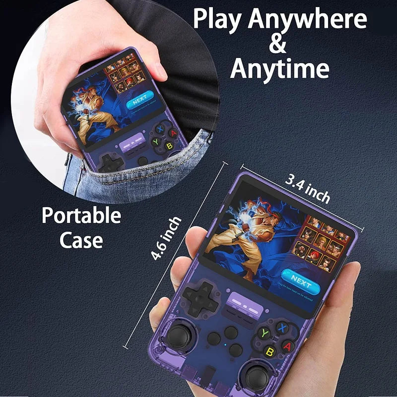 Original Arkos System R36S Retro Game Console Handheld 3.5" Consolas R36 S Portable Pocket Video Player 64GB 128GB Kid Gift
