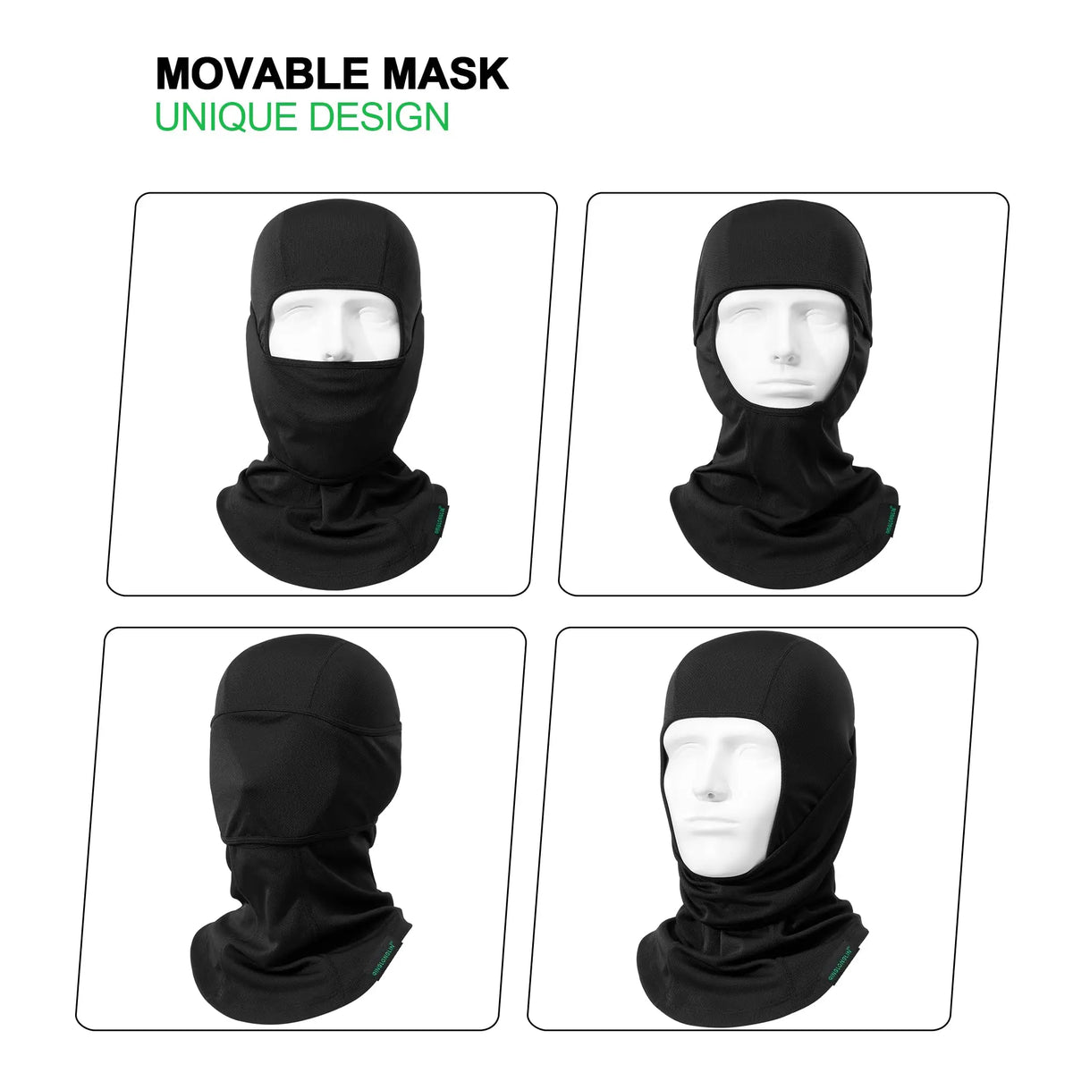 Full Face Balaclava Ski Mask, Unisex