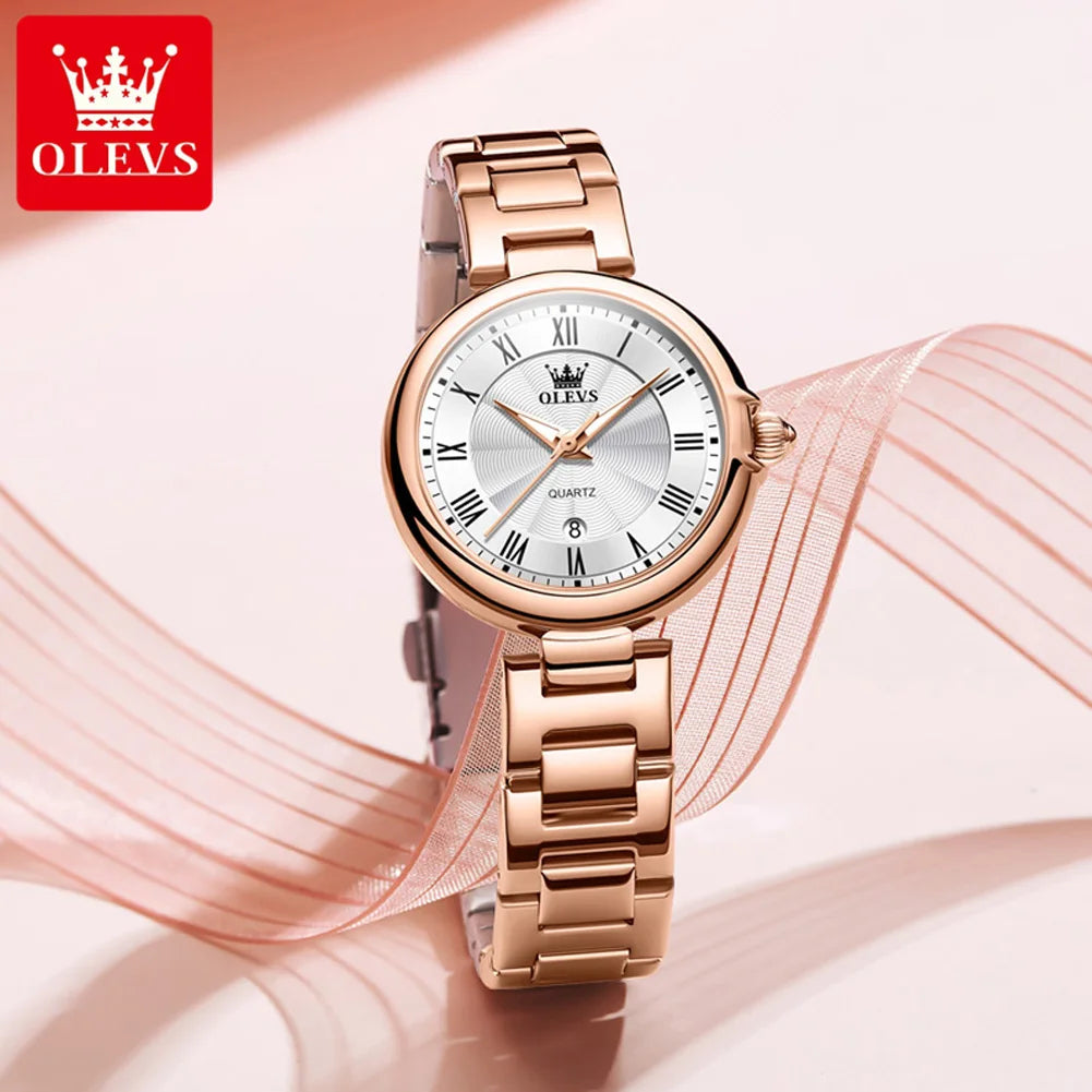 OLEVS Brand new minimalist and fashionable quartz watch, waterproof women's watch 5608
