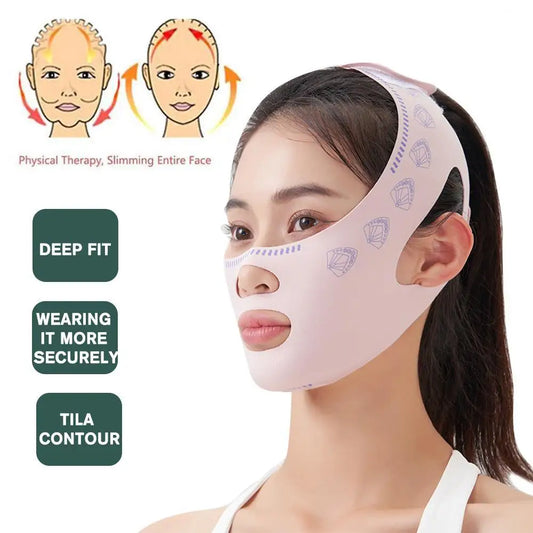 V Line Face Lifting Mask – Chin & Cheek Slimming Bandage | Anti-Wrinkle Sleeping Strap Band