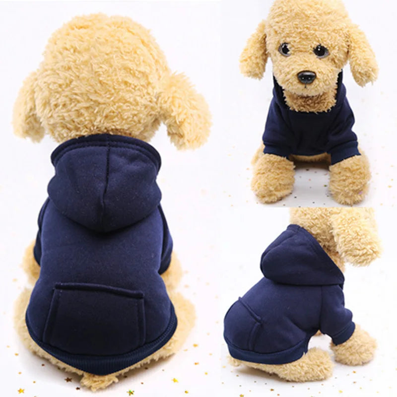 Warm Dog Hoodie for Small and Large Dogs - Autumn Winter Pet Coat - photo 2