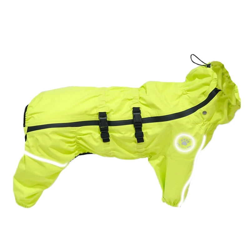 Reflective Dog Rain Jumpsuit - Hooded Raincoat for Autumn and Winter - photo 8