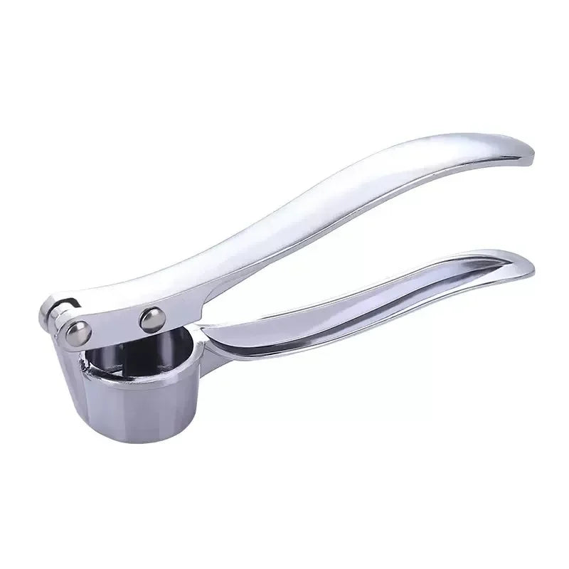 Stainless Steel Garlic Masher & Ginger Grinder – Manual Kitchen Extruder Tool | Vegetable Press