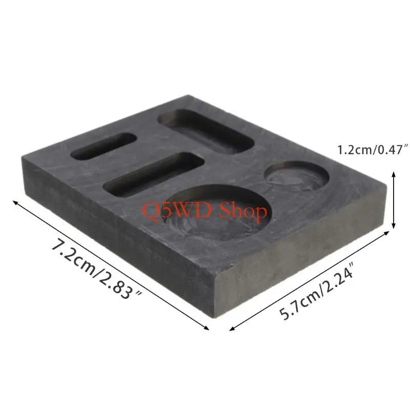 Q5WD Casting Ingot Mold 5 in 1 Mold Coin Combo Melting Ingot Mold Durable