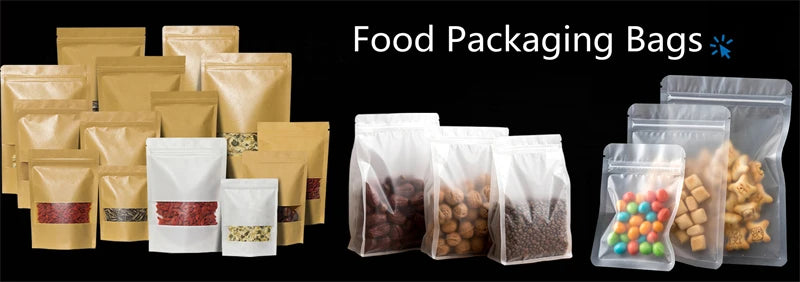 TETP 100PCS Clear Self-Adhesive OPP Bags – Resealable Cellophane Storage for Food, Candy & Gift Packaging