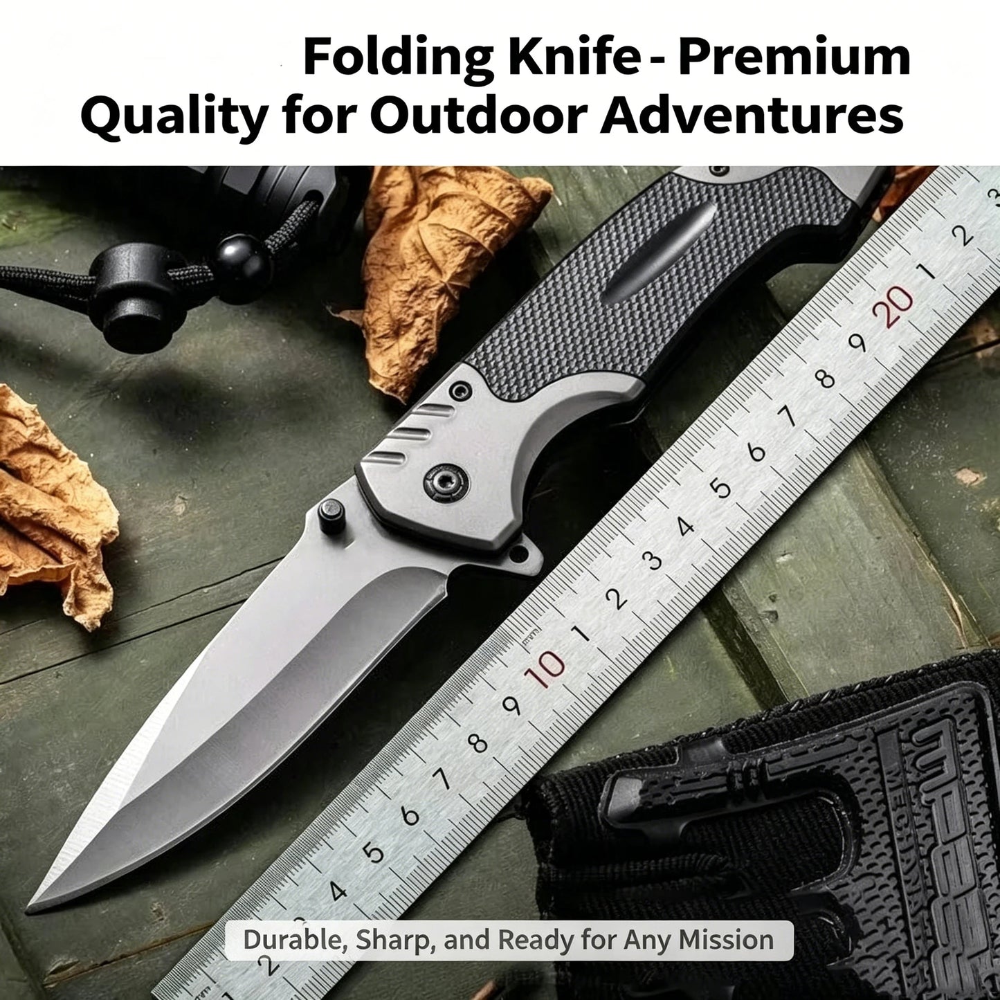 Camping Folding Knife Fruit Knife Outdoor Knife Sharp Blade Utility Knife Portable Hunting Knife Multi-function Pocket Knife