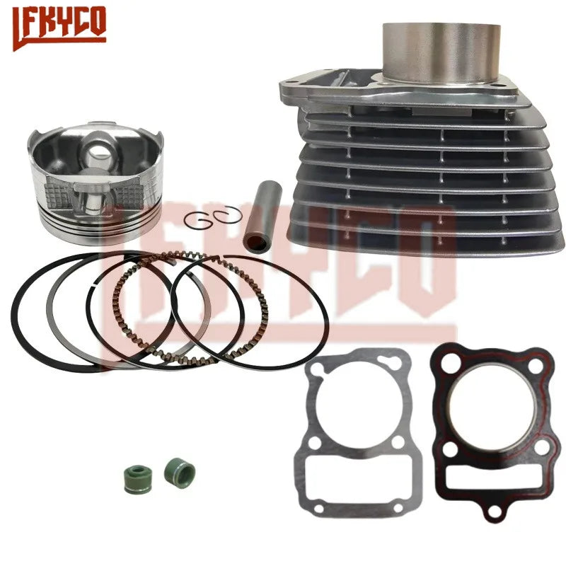 Motorcycle Accessory 65.5mm Engine Part Cylinder Kit 150CC Big to 250CC Bore Motor for CG150 ZJ150 ZJ CG 150 Equipment Motoblock