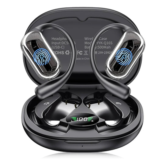 AI Translation Earbuds BT 5.4 Headphones Translator with 144 Languages OWS Real-Time Earphones Ear Buds for Travel Business