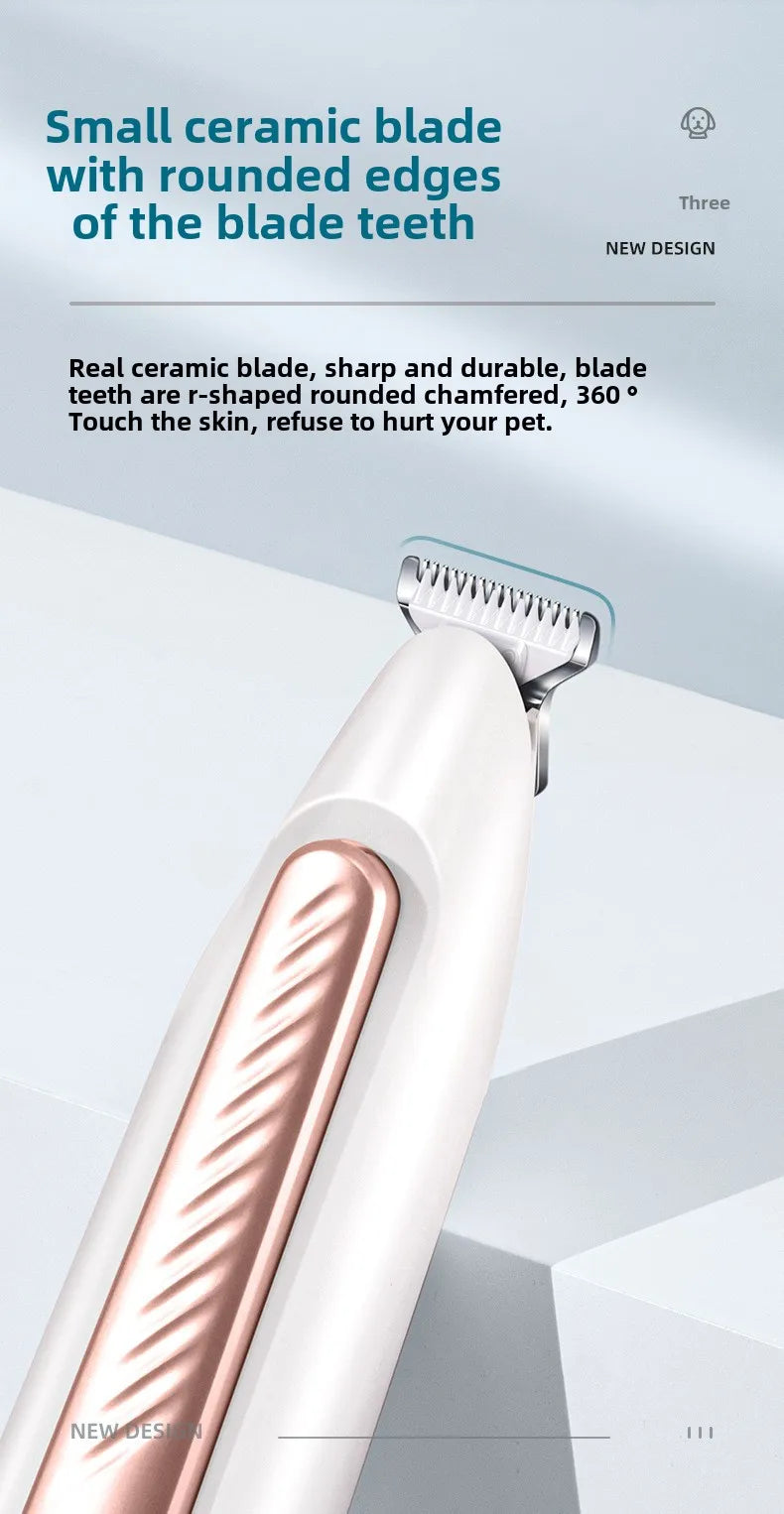 Smart Waterproof Pet Hair Shaver Dog Foot Shaver Cat Hair Removal Electric Clipper Local Trimmer Animal Hair Trimmer