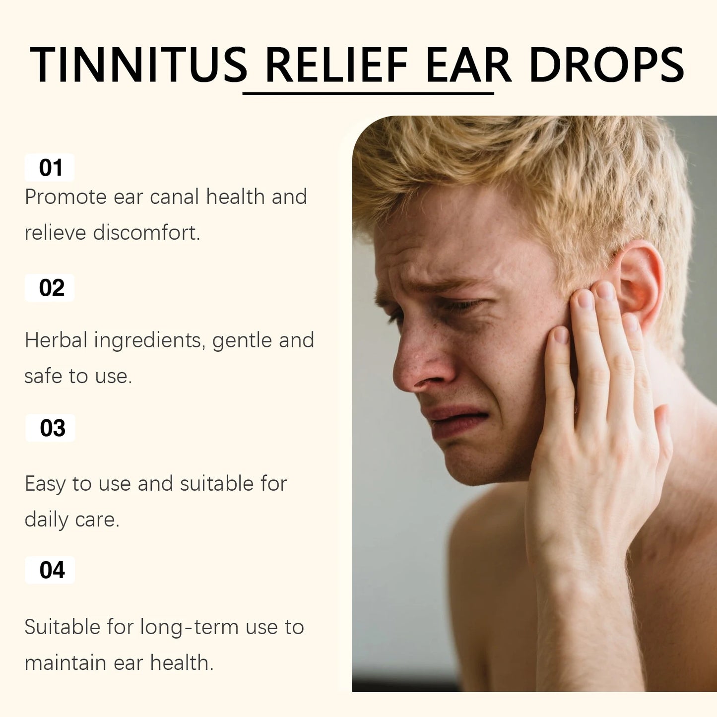 Tinnitus Relief Ear Care Drops Enhance Ear Resistance Relieve Hearing Loss Daily Gentle Comfortable Ear Care Drops