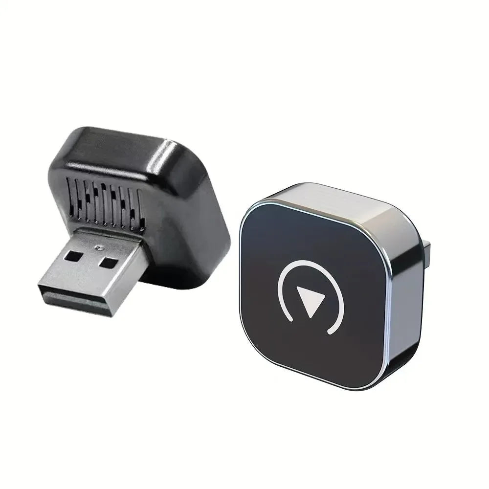 2-in-1 Wireless CarPlay & Android Auto Adapter — AI Smart Box, Compatible with iOS & Android