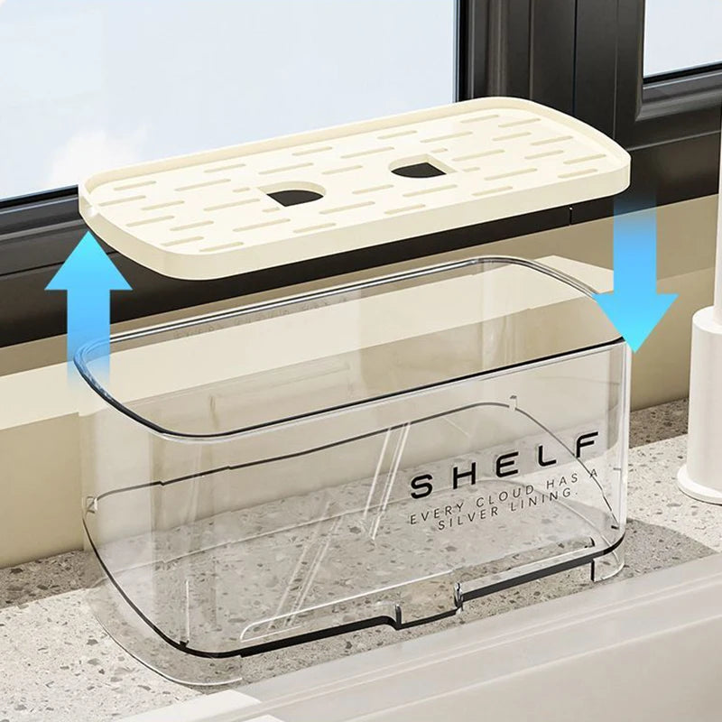 Sink Drain Rack for Sponges and Cleaners - Kitchen Sink Organizer - photo 3