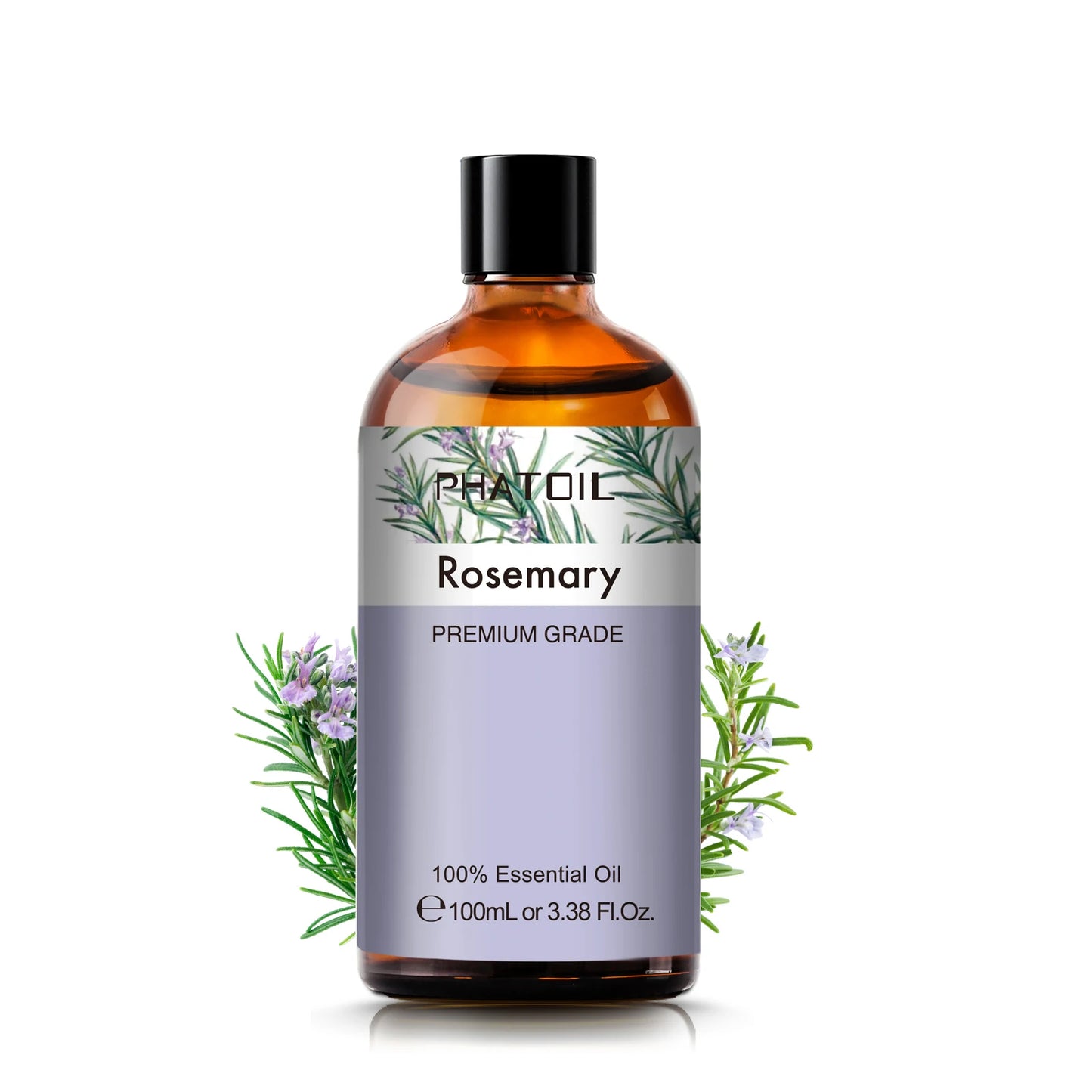 100ml Pure Essential Oil for Diffusers — Aromatherapy (Lavender, Rose, Peppermint & More)