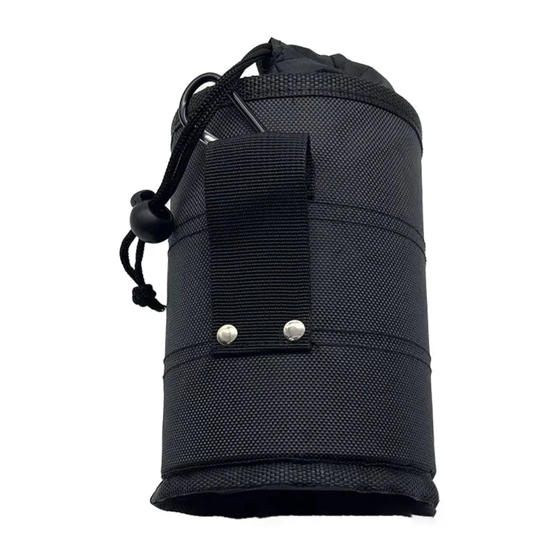 Tool Pouch Nails Screws Bag with Belt Clip Black