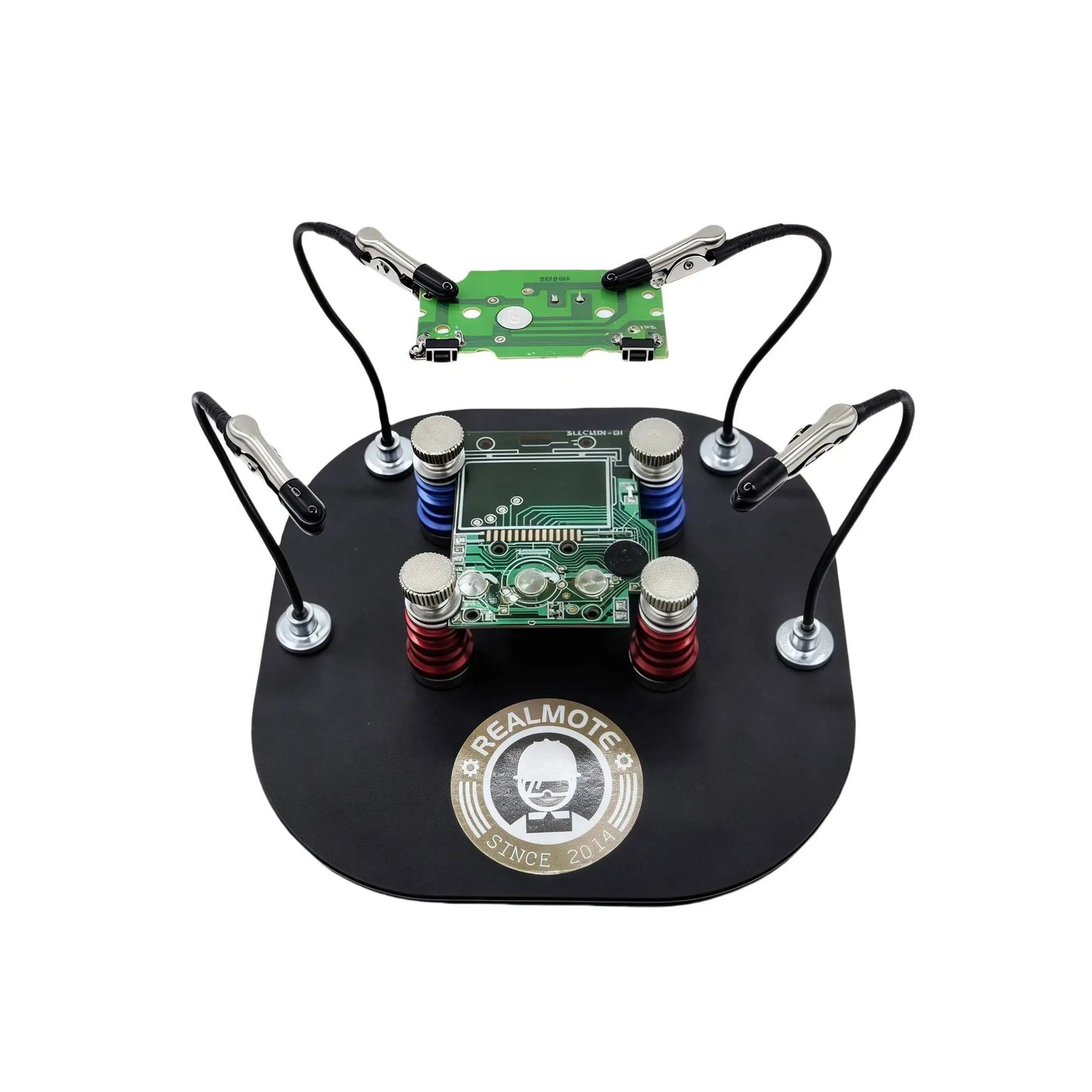 Universal PCB Holder Soldering Platform with Magnetic Pins Groove Fixtures Bendable Clips for Circuit Board Electronic Repair St