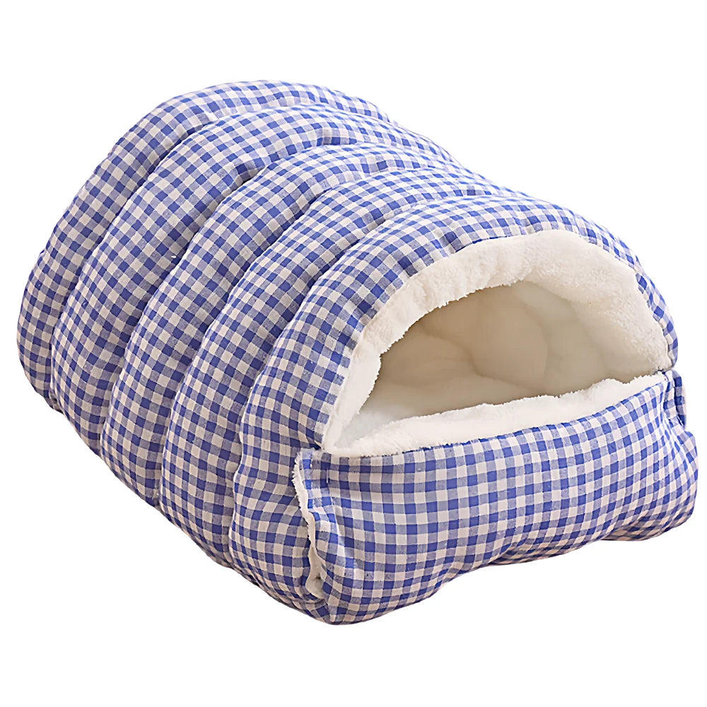 Detachable Enclosed Cat House - Washable Winter Pet Sleeping Bag Bed - photo 9