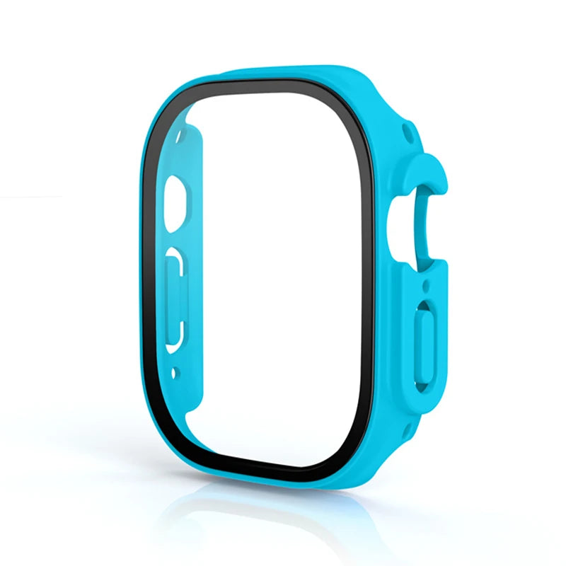 For Apple Watch Ultra 3 49mm 2026 PC Bumper+Screen Protector Tempered Glass+Cover for apple watch Case ultra 2/Ultra Accessories