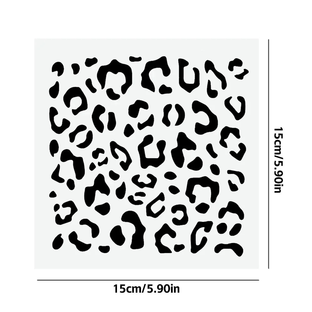 Leopard Print Car Decals Auto Stickers Waterproof DIY Decorative Auto Accessories Vinyl Sticker for Car Rear View Mirror Windows