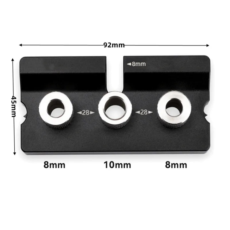 Precision Jig Dowel Cam Jig 3 In 1 Dowelling Jig Master Kit Wood Hole Drilling Guide Woodworking Position for DIY Wood Working