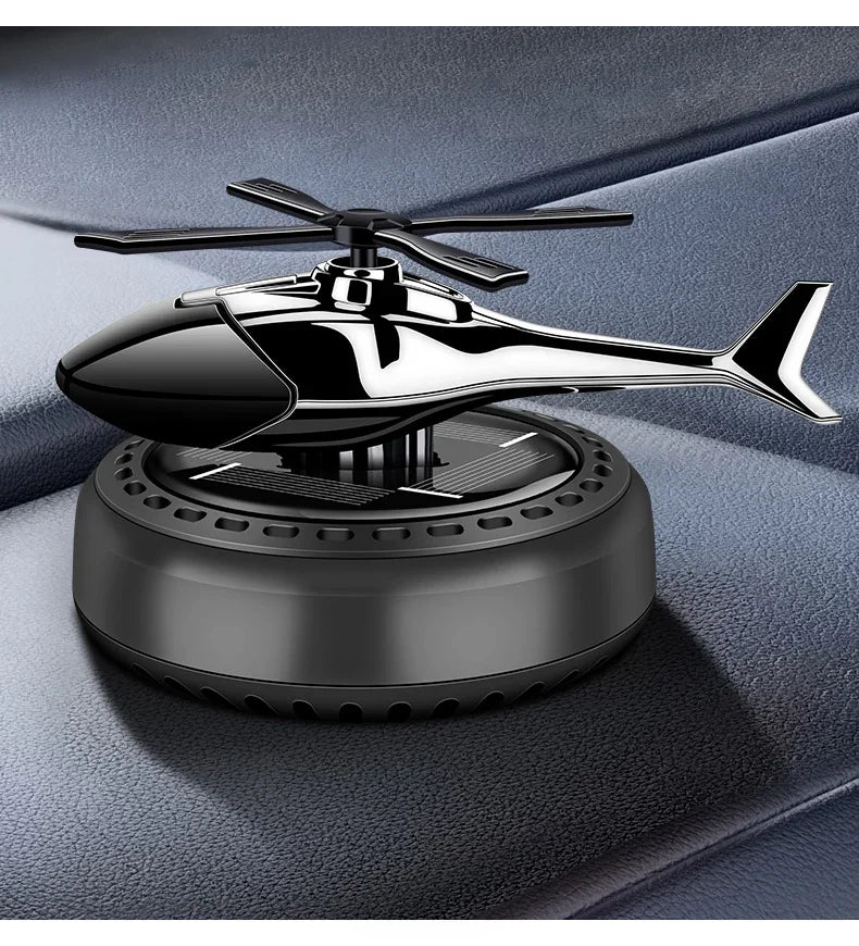 Helicopter Styling Solar Car air freshener Car Interior Decor Aromatherapy Car accessories Propeller rotary perfume diffuser
